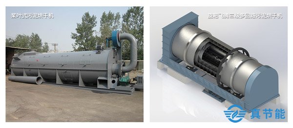節(jié)能污泥干化機工藝流程